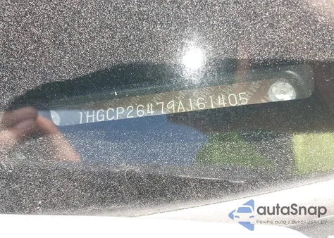 2009 Honda Accord 2.4 Lx-P из США, поврежденный, VIN 1HGCP26479A161405